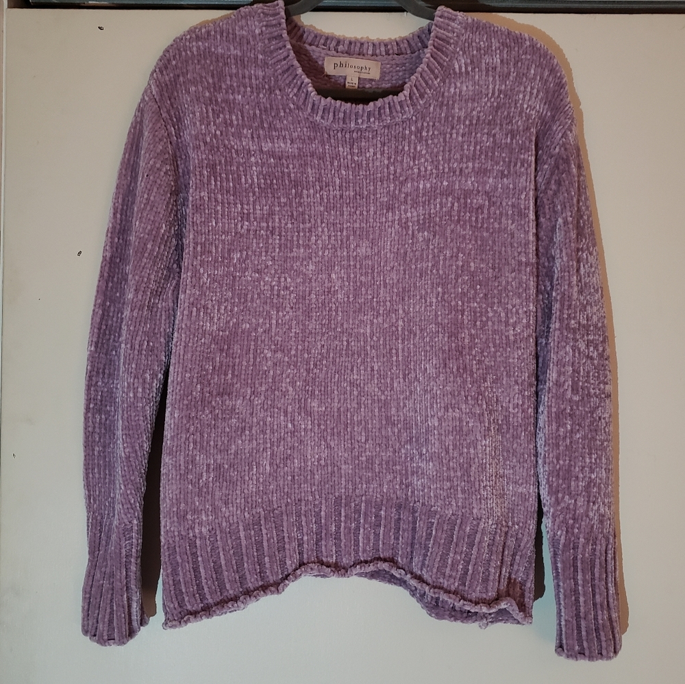 Ultra Soft Lavender Crewneck Sweater